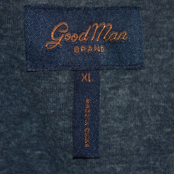 GOOD MAN BRAND Men's Sz XL Victory V-notch Long sleeve Pullover Shirt - Picture 2 of 6